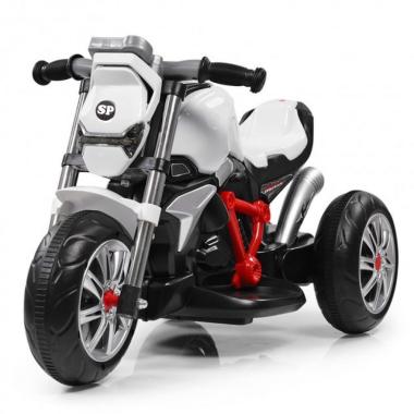  Дитячий електромотоцикл SPOKO M-3196 білий