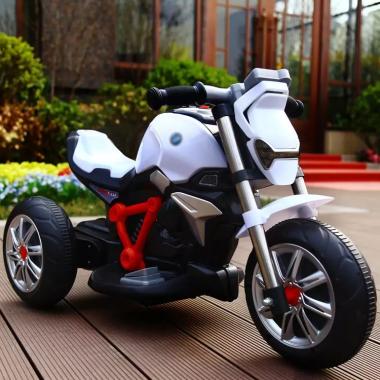  Дитячий електромотоцикл SPOKO M-3196 білий