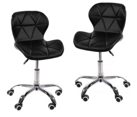 Кресло на колесах черное комплект 2шт Bonro B- 531 