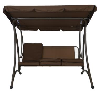 Качеля садова Bonro LD3003-5 коричнева 