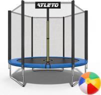 Батут детский с сеткой 183 см Atleto + подарок мячик