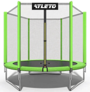 Батут дитячий з сіткою 183 см Atleto зелений