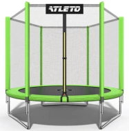 Батут дитячий з сіткою 183 см Atleto зелений