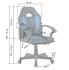  Крісло офісне геймерське Bonro B-043 синє