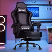 Крісло офісне з підставкою для ніг Bonro B-059