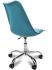  Крісло Bonro B- 487 на колесах синє