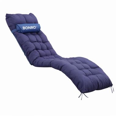Подушка матрас для шезлонга 155х55х5 Bonro B-02 синяя 
