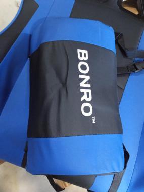  Геймерське крісло з підставкою для ніг Bonro B-203 синє (1911) -уцінений товар