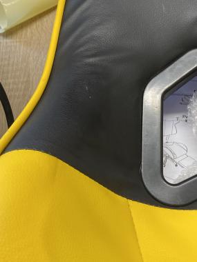  Крісло геймерське Bonro B-810 жовте (307) - уцінений товар