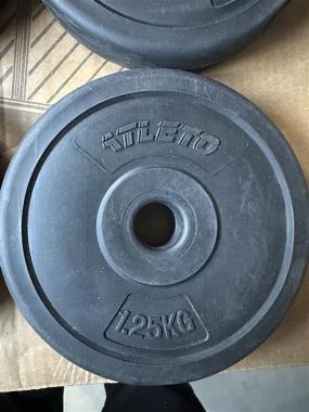 Диск для штанг и гантелей композитный Atleto 6шт x 1,25кг (1221) - уцененный товар 