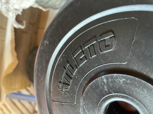 Диск для штанг и гантелей композитный Atleto 4шт x 2,5кг (1175) - уцененный товар 