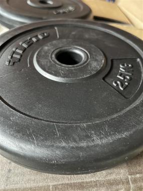 Диск для штанг и гантелей композитный Atleto 4шт x 2,5кг (1192) - уцененный товар 