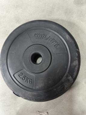 Диск для штанг и гантелей композитный Atleto 4шт x 2,5кг (1241) - уцененный товар 
