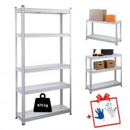 Стеллаж металлический 180х90х40 Siker GoodTool P9040L белый 5 полок (1044) - уцененный товар