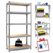 Стеллаж металлический 150х70х30см Siker GoodTool G7030 5 полок