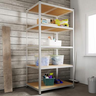  Стелаж металевий 180x90x30 Siker G9030 5 полиць