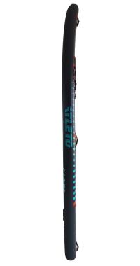 SUP-доска надувная для плавания Atleto 350 см серая + сиденье 