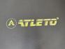  Батут з сіткою та драбинкою 252 см Atleto Black + подарунок м'ячик