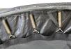  Батут з сіткою та драбинкою 252 см Atleto Black + подарунок м'ячик