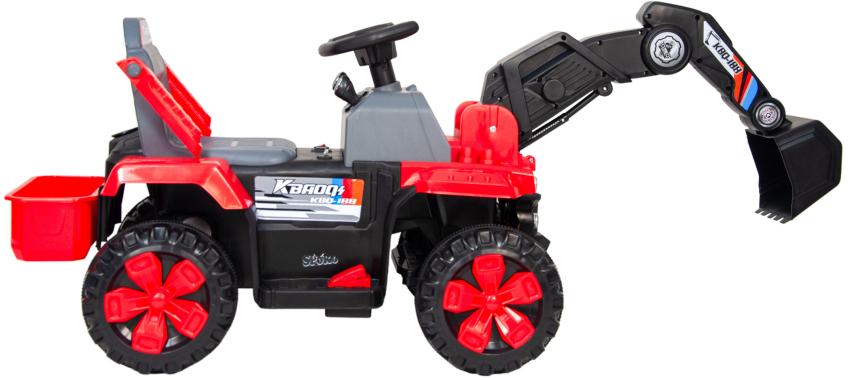  Екскаватор дитячий трактор великий на акумуляторі Spoko SP-188 червоний