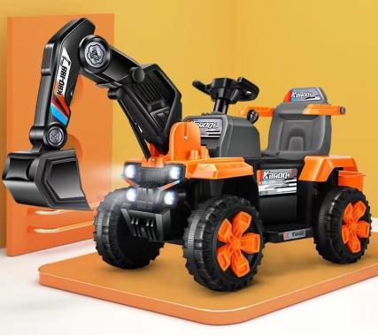 Экскаватор детский трактор большой на аккумуляторе Spoko SP-188 желтый 