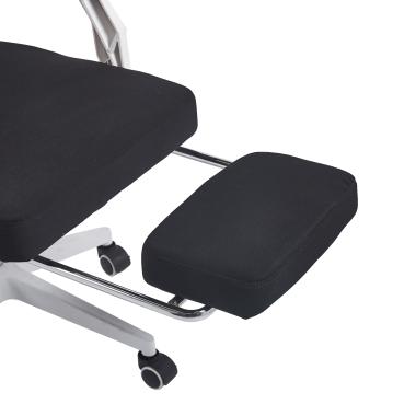  Крісло геймерське Bonro B-057 з підставкою для ніг біле