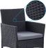 Набор садовой мебели 4-местной Bonro B-6210-4 черно-серый 