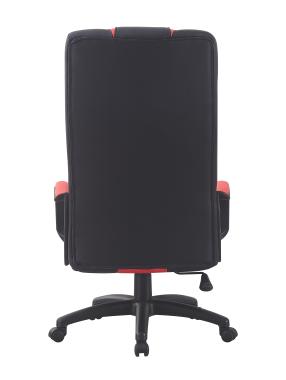  Крісло офісне на колесах Bonro B-635 чорно-червоне