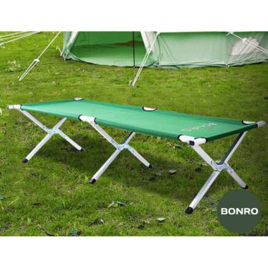  Ліжко розкладне туристичне Bonro B-2010 зелене