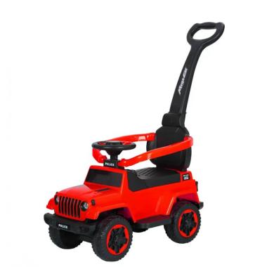 Каталка-толокар Spoko SP-219 2в1 с родительской ручкой красный 