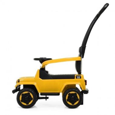 Каталка-толокар Spoko SP-219 2в1 с родительской ручкой желтый 