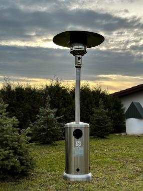  Вуличний газовий обігрівач Bonro B-212 з нержавіючої сталі