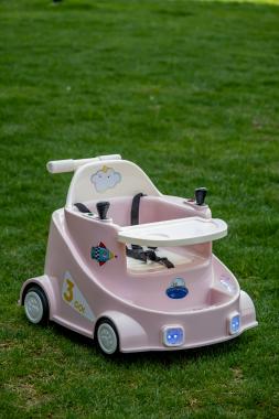  Дитячий електричний автомобіль Spoko SP-611 темно-рожевий