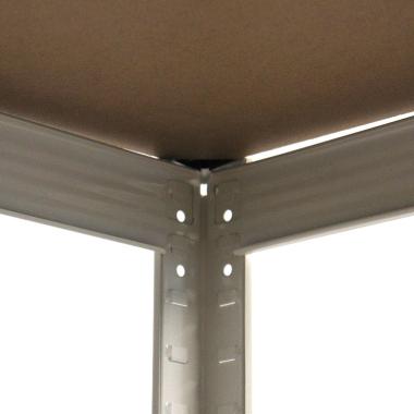Стеллаж металлический 180x90x40 Siker GoodTool P9040 белый 5 полок 