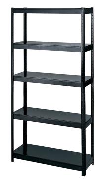 Стеллаж металлический 180х90х40 Siker GoodTool P9040L черный 5 полок 