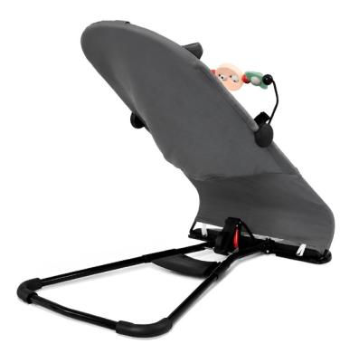  Дитячий шезлонг Spoko Baby крісло гойдалка сірий (SP-108)