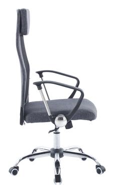 Кресло офисное на колесах Bonro BN-002-2 серое 
