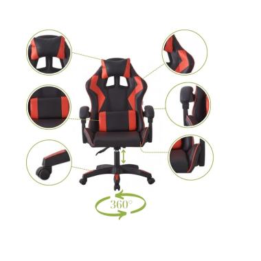  Крісло геймерське Bonro B-0519 червоне