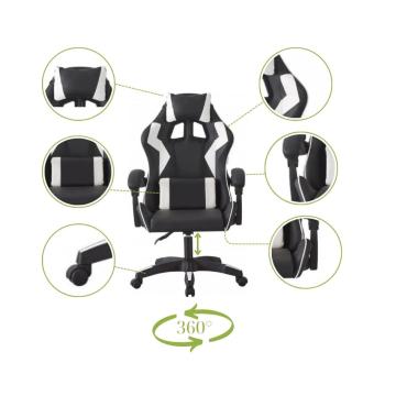  Крісло геймерське Bonro B-0519 біле
