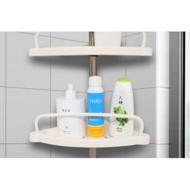  Полиця кутова для ванної кімнати Bonro B33 біла