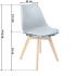 Кресло для кухни Bonro B-487 серое 9U 