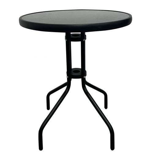 Стол стеклянный садовый для террасы Bonro B-60BL