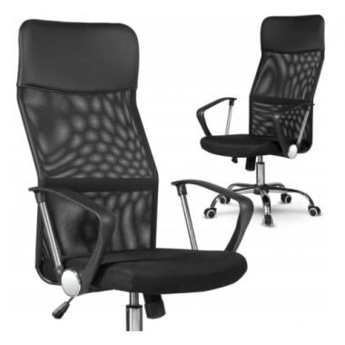  Крісло офісне 2шт комплект Bonro Manager чорне (183)