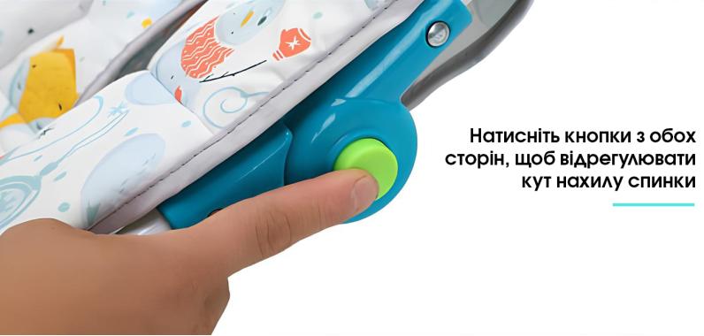  Дитячий стілець шезлонг-гойдалка для годування SPOKO SP-818