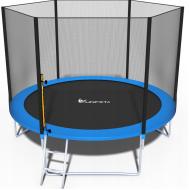 Батут FunFit 312 см с сеткой + лестница (2 места) 