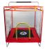  Батут манеж дитячий з сіткою Atleto 120x120 см червоний KRB07