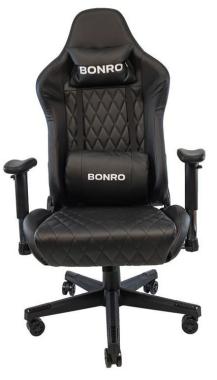  Крісло геймерське Bonro 1018 чорне																										