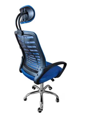 Кресло офисное Bonro B-6200 синее 