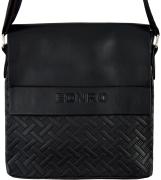Сумка чоловіча Bonro через плече чорна Model 6