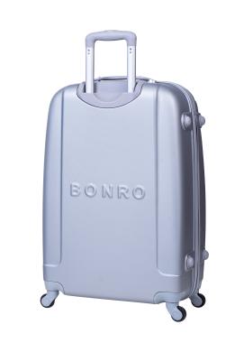 Чемодан Bonro Smile (большой) серебряный 